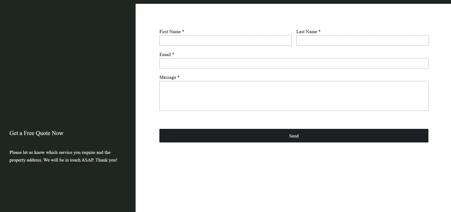 business website quote
